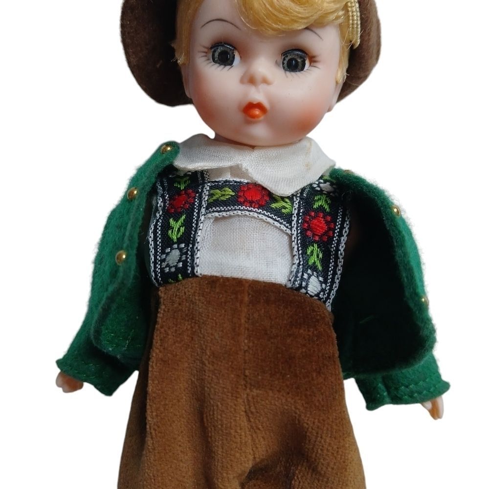Madame Alexander #599 Austria Boy 8" Doll w/Original Box, Wrist Tag